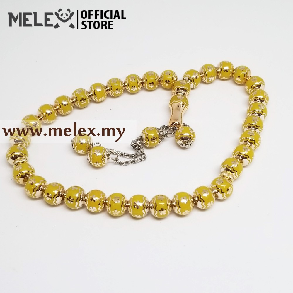 Fancy Muslim Tasbih 33 Prayer Beads #TB16 - Melex